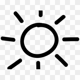 Drawn Sun Icon - Icon Urlaub Clipart