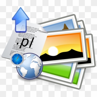 Nichalp Upload Script Icon - Web Browser Clipart