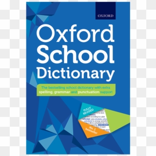 Dictionary Oxford School - Poster Clipart