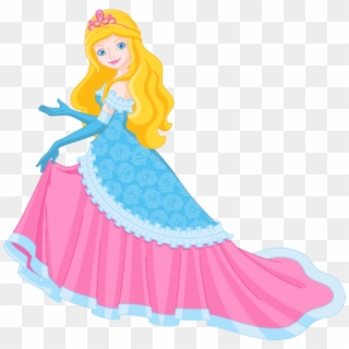 Princess Stock Photography Royalty Free Clip Art - Princess Long Dress Cartoon - Png Download