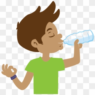 A Long Glass Of Water And Make Sure You Get Your 2l - Boy Drinking Water Clipart Png Transparent Png