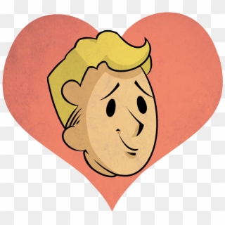 “vault Boy Is So Dang Cute ” Perfect Valentines Day - Cartoon Clipart