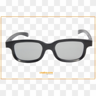 3d Polarized Cinema Glasses Transparent - 3d Cinema Glasses Transparent Clipart