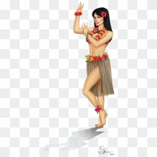 Dancer By Emsturiao - Png Hula Dancer Clipart