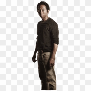 Glenn Season 4 The Walking Dead Render By Twdmeuvicio - Steven Yeun Glenn Walking Dead Clipart