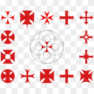 Does The Ancient Templar Cross Contain Codes That Support - Templar Cross Clipart