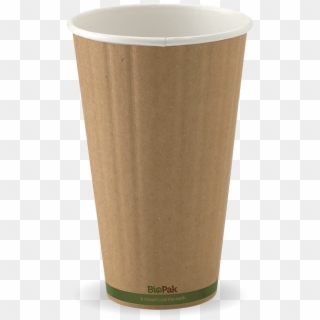 16oz Green Stripe Biocup - Cup Clipart