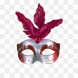 Red Carnival Mask Masquerade Png Image - Carnaval Masker Png Clipart
