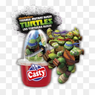 Vanilla And Chocolate Cup With A Ninja Turtles Surprise - Teenage Mutant Ninja Turtles Clipart