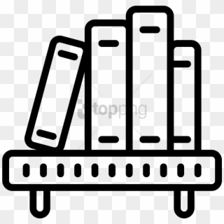 Free Png Book Shelf Icon - Shelf Of Books Icon Clipart