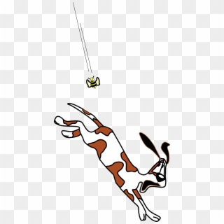 Angry Dog Running Bee Chasing Png Image - Clip Art Transparent Png