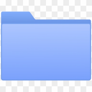 File Antu Folder - Blue File Folder Png Clipart