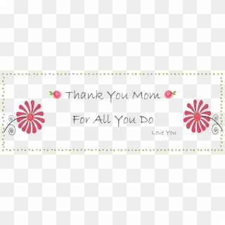 Png Thank You Mom - Thank You Mother Clipart