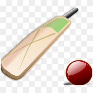 Clipart Ball Cricket Bat - Soccer Ball - Png Download