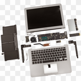 Laptop - Macbook Air 2017 Teardown Clipart