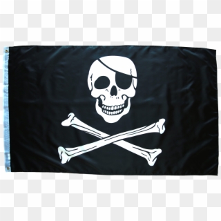 Pirate Flag Jolly Roger With Patch Flag Pirate Flag - Red And Black Pirate Flag Clipart