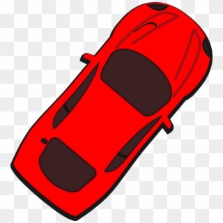 Red Car Top View Clipart