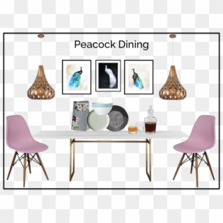 Design Board Peacock Dining - Chair Clipart