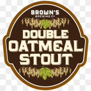 Brown's Double Oatmeal Stout - Label Clipart