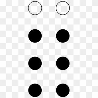 File - Braille8 Dots-253678 - Svg - Circle Clipart