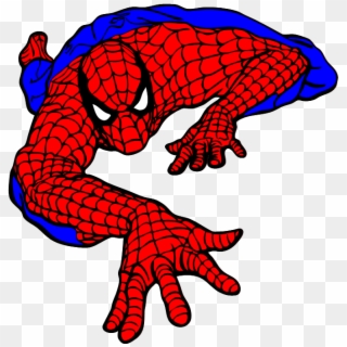 Spiderman, Superhero, Silhouette, Claw, Fictional Character - Spiderman Coloring Pages Clipart