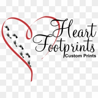 Picture - Heart And Footprints Clipart