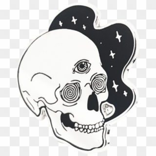 Skull With Third Eye Clipart