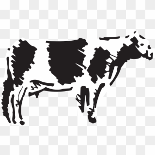 Cow Livestock Cattle Farm Png Image - Cow Design Png Clipart