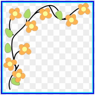 Daisies Clipart Boarder - Flower Border Clipart Transparent - Png Download