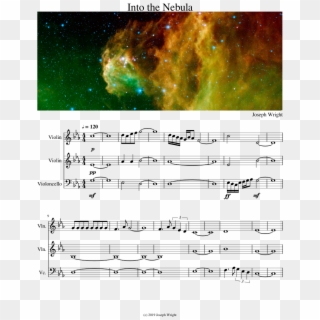 Into The Nebula Sheet Music Composed By Joseph Wright - Sheet Music Clipart