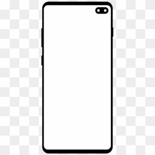 Icon Samsung Galaxy S10 Smartphone - Paper Product Clipart