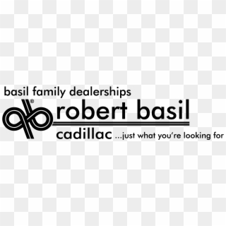 Robert Basil Cadillac Black Logo - Oval Clipart