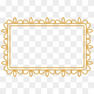 #gold #frame #border #swirls #decor #decoration #icon - Picture Frame Clipart