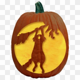 Joy Ride Pumpkin Carving Pattern - Fairy Pumpkin Carving Patterns Clipart