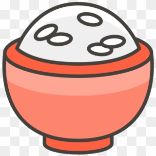 Cooked Rice Emoji Icon Clipart