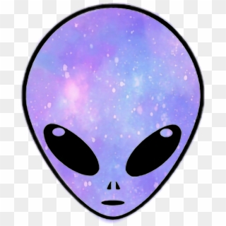 Alien Marciano Marciam Space Tumblr Emoji Oveelays - Cartoon Alien Head Clipart