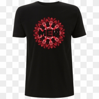 Red Kaleidoscope Tee - T-shirt Clipart