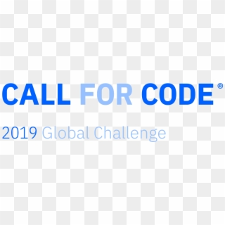 Call For Code 2019 Global Challenge - Electric Blue Clipart