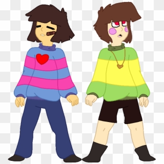 How I Draw - Draw Frisk And Chara Clipart