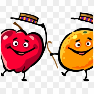 Orange Fruit Clipart Dancing - Cartoon Fruit Png Transparent Png