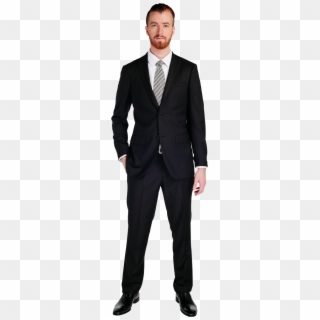 Lavalier Clip Charcoal Suit - Body In Suit Png Transparent Png