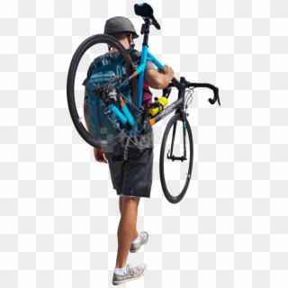 Human Cycling Background Png Image - Cut Out People Bike Png Clipart