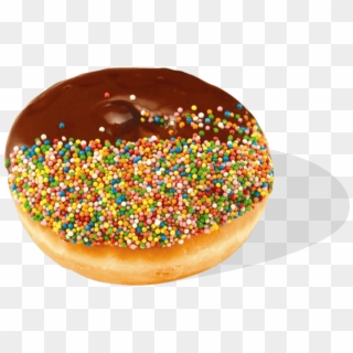 Choc 100's & 1000's Donut - Balfours Donut Clipart