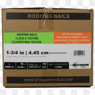 Hard Drive Roofing Nails - Wood Clipart