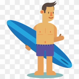 Surfing Drawing Cartoon - Surfing Clipart