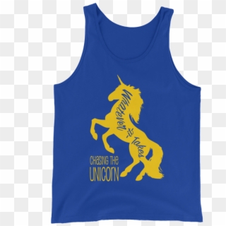"chasing The Unicorn" Unisex Tank Top - Top Clipart
