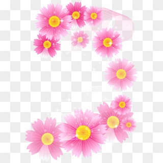 Graphic Download - Background Pink Flower Png Clipart