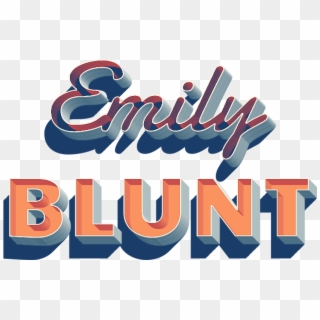 Emily Blunt Name Logo Png - Calligraphy Clipart