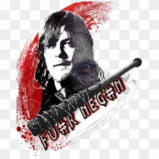 Fuck Negan Daryl Photo - Poster Clipart