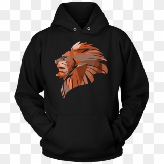 Lion's Pride Lion Head Animal Graphic Hoodie - Shirt Clipart